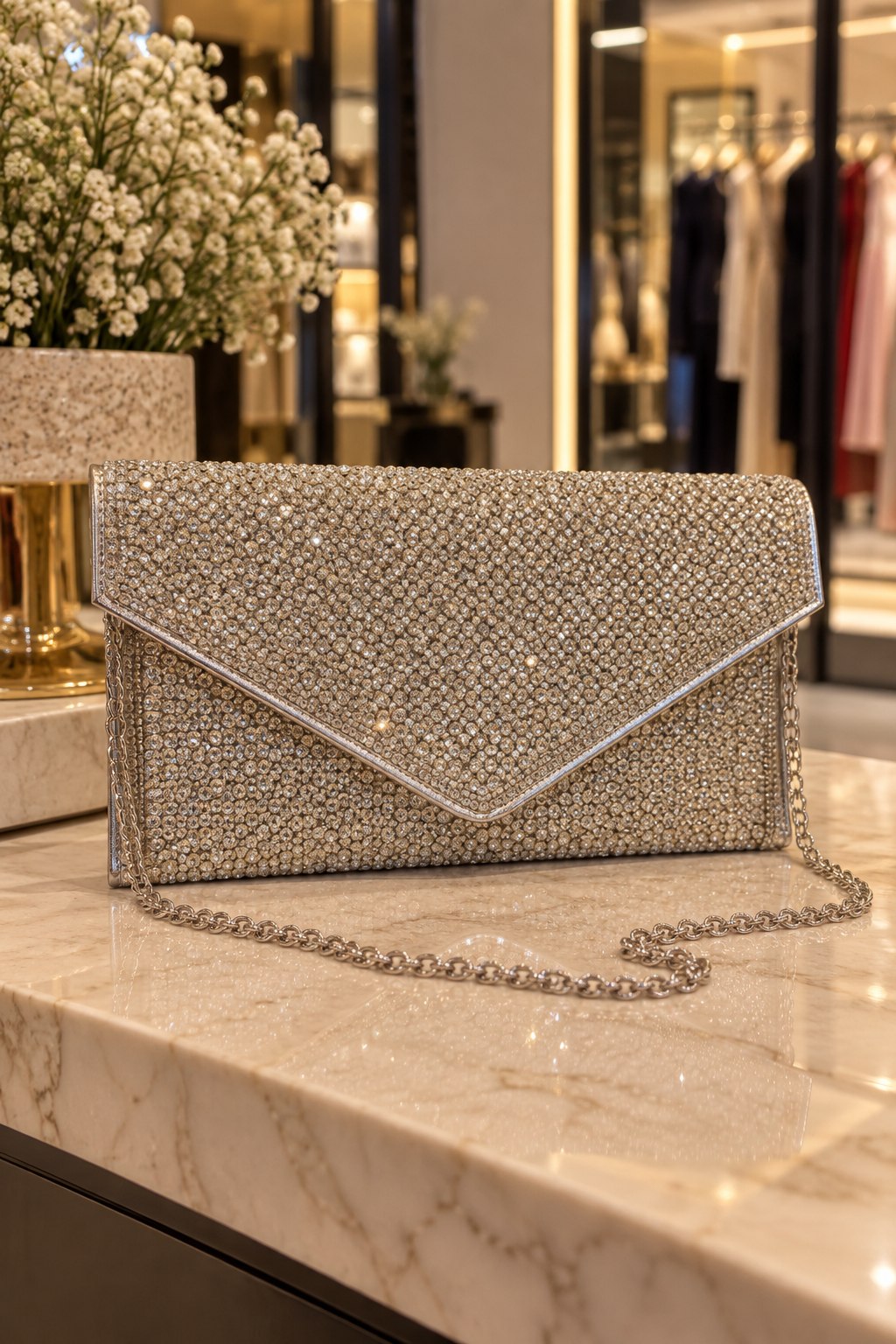 Bolso Clutch Brillo Éclat