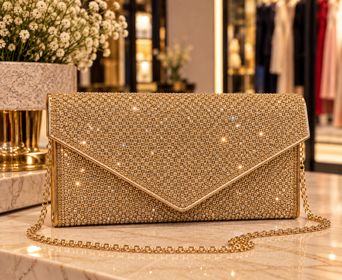 Bolso Clutch Brillo Éclat