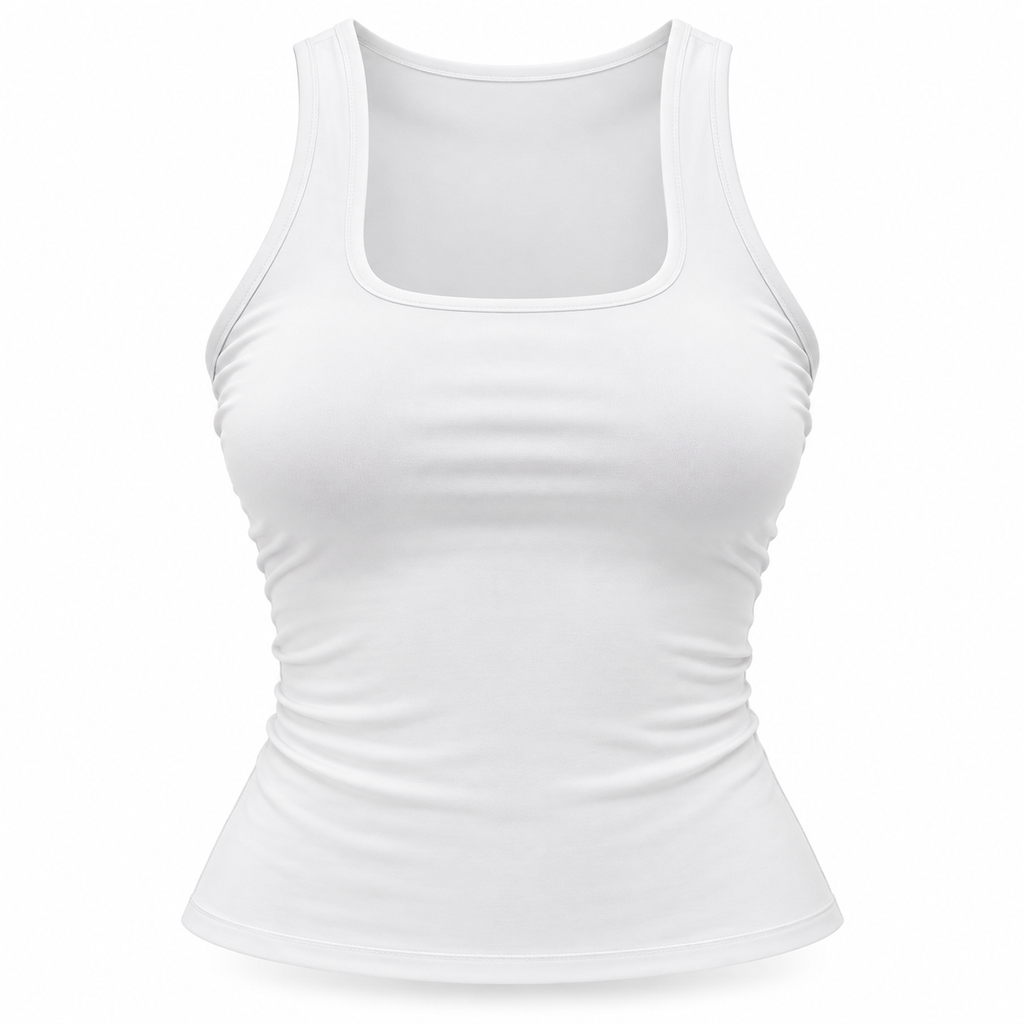 Top Básico Coral Éclat – Blanco