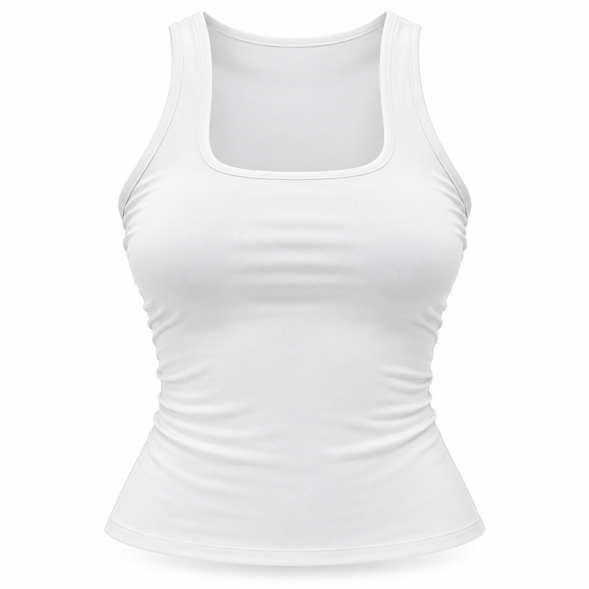 Top Básico Coral Éclat – Blanco