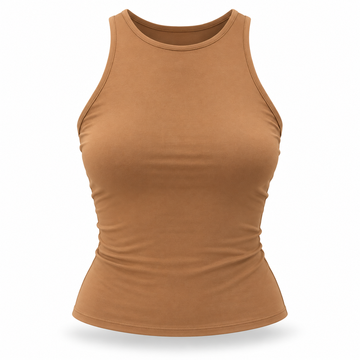 Top Halter Essential – Beige Camel