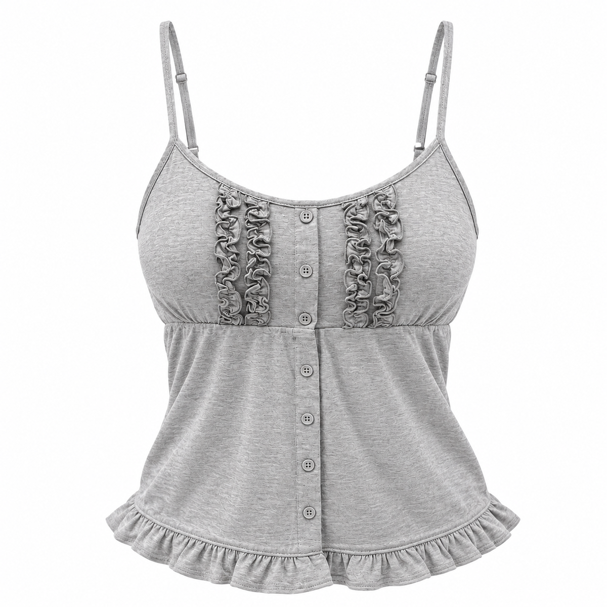 Top Amelia con Boleros – Gris